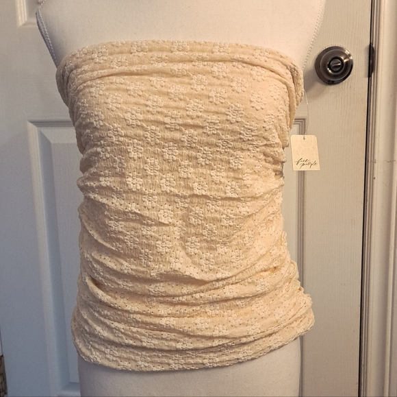 Free People Ona Tube Top/ Mini Skirt - Picture 2 of 6